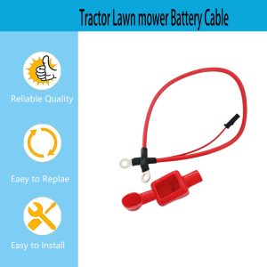 Replacement Tractor Lawn Mower Battery Cable AM115359 fits John Deere Sabre LX 172 173 176 178 186 188 GT 242 262 275 G 100 etc