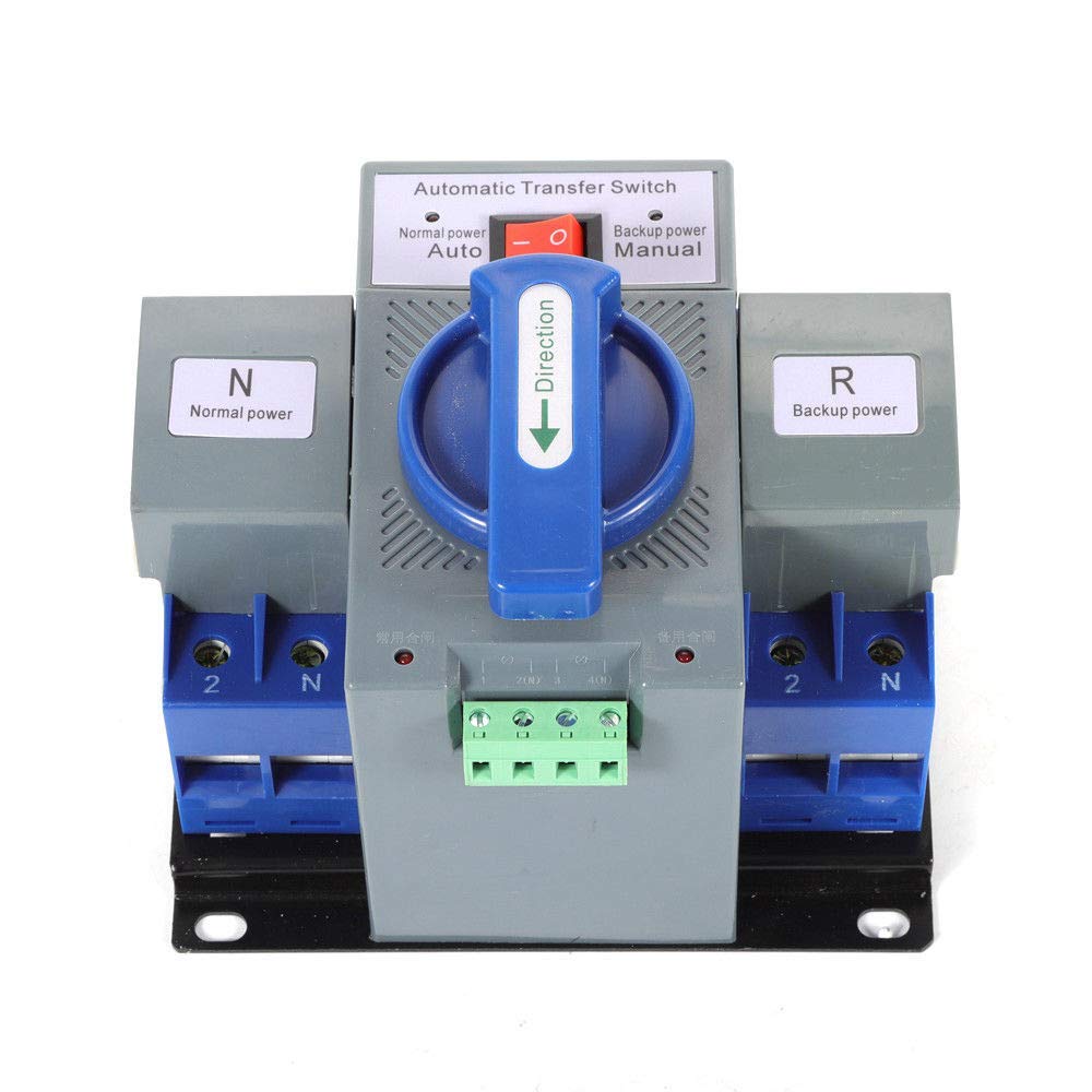 JONASC 63A 2P Dual Power Automatic Transfer Switch 110V Generator Changeover Switch 50HZ/60HZ - Image 6