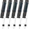 Jtron 5 PCS PV Solar Panel Connector Male/Female 10A Built-in Diode Inline Fuse Solar Wire Connectors Waterproof Anti-backflow