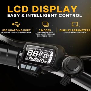 1000W Folding Electric Bike, 48V 20AH Large Removable Battery E Bike, 30+MPH, 80 Miles Max Range, 20" Fat Tire Electric Bike for Adults, Adult Electric Bicycles for Long Commutes-Green 80 Miles