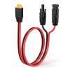 ELFCULB 10AWG Solar to XT60 Charging Cable Solar Panel Extension Cable for Portable Power Station River 600 Solar Generator Battery Pack(2FT)