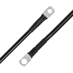 Auxbeam 7 AWG 7FT Battery Cables 2PCS, 7 Gauge Battery Cable Wire w/0.23" and 0.31" Tinned Copper Lugs, Compatible with Auxbeam Switch Panels & More