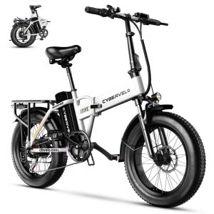 1000W Folding Electric Bike, 48V 20.8AH Large Removable Battery E-Bike, 30+MPH, 80 Miles Max Range, 20" Fat Tire Electric Bike for Adults, Adult Electric Bicycles Commute E-Bikes For Women/Men