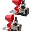2 PCS MRBF Terminal Fuses Block Kit Suitable for Boats RVs Solar Systems for Inverters Charging Piles Trolling Motors, IP66 Waterproof Fuse, 250Amp 58VDC Max
