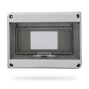 MOLLOM 8 Way Circuit Breaker MCB Distribution Protection Box with DIN Rail, IP65 Waterproof,for Indoor and Outdoor