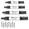 Pvfarosh 10A Solar Fuse Connector IP68 Waterproof 1000V in-line Fuse Holder 10A Male and Female Connector Waterproof in-Line Fuse Holder (Contains 8 fuses + 4 Solar Fuse Holders)