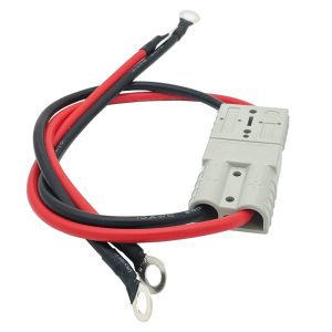 JooFn Electric Forklift Charging Plug 10AWG Battery Connect Cable with Quick Connector 50A 600V and O Ring for Battery Cars, Sightseeing Cars, Tractors, Motors (Pack of 2)