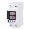 Smart Circuit Breaker with Energy Monitoring, Adjustable Voltage and Current Protection (1-63 Amp),AC Disconnect Current Adjustable Voltage Protector