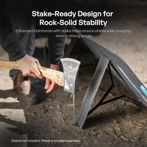 Renogy 200W Portable Solar Panel, IP65 Waterproof Foldable Solar Panel Power Backup, Solar Charger for Power Station RV Camping Off Grid