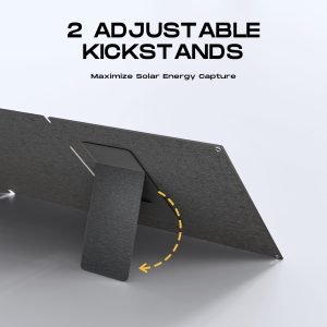 MARBERO 100W Portable Solar Panel 100 Watt 20V Foldable Solar Panel Charger for Power Station QC3.0 USB & DC Output >23% High Efficiency IP68 Waterproof for Camping Outdoor Home RV Blackout Cloudy