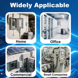 120V 30A RCBO, Residual Current Circuit Breaker with Overload and Leakage Protection, 10kA, 30mA, Double-Wire Insertion, for Home & Industrial Use, CE Certified