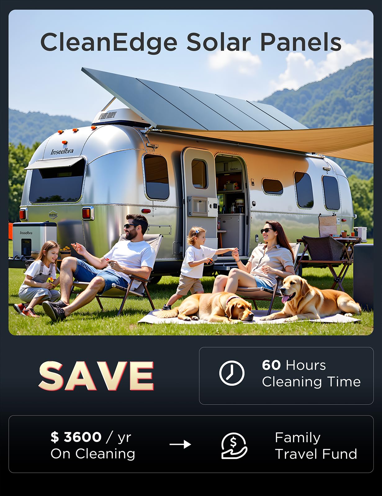 STAR 100 Watt Solar Panels, 12/24V Solar Panel with Full-Screen Design & Maintenance-Free, 25% High-Efficiency Monocrystalline, Reliable Power for RV, Marine, Roof, Home, and Off-Grid Applications - Image 4