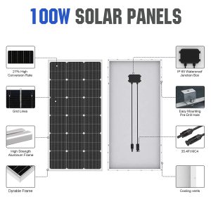 ECO-WORTHY 400W Solar Well Pump Kit, 140W Deep Well Submersible Pump with MPPT Controller Powered by 4pcs 100W Solar Panels for Off-grid Family use, Farm & Ranch, Deep Well