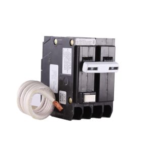 ABB Q-Line® THQL2150GFT 50A 240-Volts Double Pole Circuit Breaker • 50 Amp Double Pole Ground Fault Breaker with Self-Test • 120/240 VAC 2-Pole GFCI Breaker • Ground Fault Circuit Interrupter