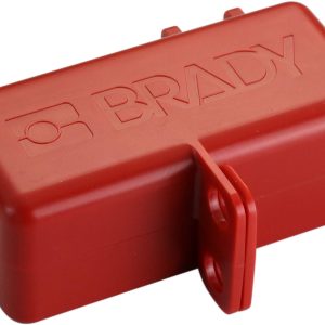 Brady-150820 BatteryBlock Battery Cable Lockout, Commercial Vehicle Max Cord Dia 0.94-Red