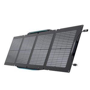 EF ECOFLOW 110W Portable Solar Panel, Foldable with Carry Case, High 23% Efficiency, IP68 Water & Dustproof Design for Camping, RVs, or Backyard Use