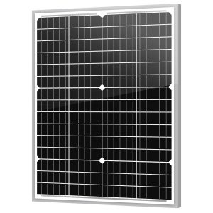 Newpowa 10BB 35W 12V Solar Panel High-Efficiency Monocrystalline PV Module Designed for Off Grid System, Charge Your Battery of RV, Boat, Camper, Trailer, Gate Opener