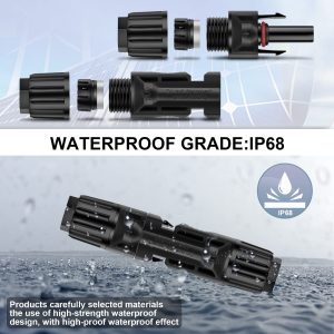 Geosiry 16 PCS 8AWG Solar Connectors with Spanners, 8 Pair Solar Panel Connectors Male/Female (8 Pairs 8AWG Solar Connectors)