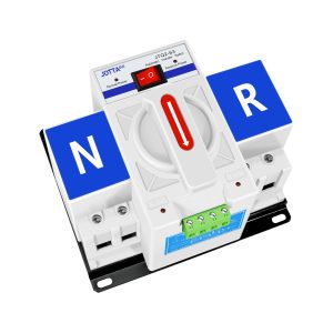 Dual Power Automatic Transfer Switch,ATS 2P 63A 110V 50/60Hz,Changeover Switch for Generator (CB-2P 63A 110V)