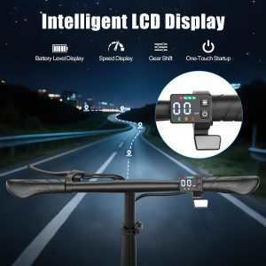 PIKABIKE Electric Scooter Adults, 1000W Peak Motor, 35 Miles of Range Scooter with Seat, 25MPH Top Speed, Foldable Escooter with Rear Box for Pets and Cargo, Dual Suspension for Commuting