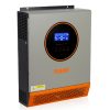 PowMr 2400W Solar Inverter, 24VDC to 110V/120VAC, Pure Sine Wave with 50A PWM Charge Controller, for Homes, RV, Hybrid Inverter for 24V Lead-Acid, Sealed Gel/AGM Battery, Off-Grid Systems