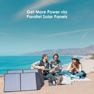 ALLPOWERS SP027 100W Foldable Solar Panel, 23% Efficient IP66 Waterproof for Power Station, Camping, RV & Home Use, Compact Portable Design(SP027-100W