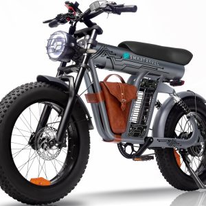 Electric Bike, Dirt Bike for Teens Adults, Electric Motorcycle, 37MPH Hydraulic Brakes 20x4 Fat Tire EBike Fit Age 13+ (1500W Peak Motor 48V 26AH Battery)