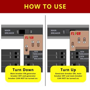Generator Interlock Kit Compatible with Square D QO or Homeline 150 or 200 amp Panels. 1 3/8 in Spacing Between The Main and Generator Circuit Breakers, SD200A Professional Generator Interlock Kit