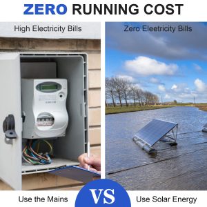 ECO-WORTHY Solar Well Pump Kit 12V DC Submersible Water Pump with 200W Solar Panel for Off-Grid Areas, Deep Wells, Irrigation, and Water Tank Filling