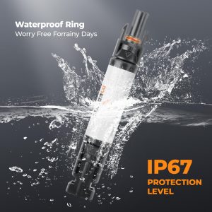 PJERJZN 30A Solar Fuse Holder 1000V with Fuse Inline Male and Female Connector 30 Amp PV Fuse for Solar System, Ready to Plug IP67 Waterproof 5 PCS