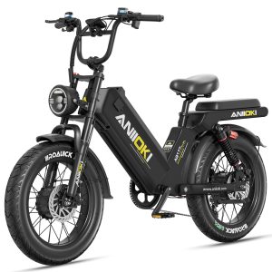 ANIIOKI Electric Bike for Adults with 60/70ah Battery, 30+ Mph Speed | 1200/2800W Peak | 200 Miles Range | Fat Tire eBike | Commuting Bike