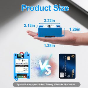 Dual Power Automatic Transfer Switch, 5A DC 5-60V, Fast Switching, Solar/Battery/Adapter Backup Power Selector with Reverse & Overload Protection