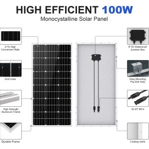 ECO-WORTHY Solar Well Pump Kit 12V DC Submersible Water Pump with 200W Solar Panel for Off-Grid Areas, Deep Wells, Irrigation, and Water Tank Filling
