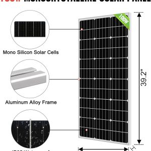 ECO-WORTHY 24V Solar Well Pump Kit - Submersible Stainless Steel Pump for Well, Pond, Farm, Home | 4x100W Mono Solar Panels, 50AH Lithium Battery & Controller | 3-Package Delivery