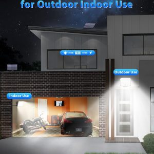 Gusicil Solar Lights for Outside, 172LED 3Modes Split Motion Sensor Outdoor Lights with Remote Control, Solar Lights Outdoor Waterproof IP65, Outdoor Solar Lights for Yard,Patio,Garden,Garage, 2 Pack