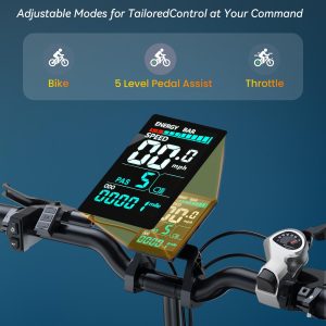 DTTZH Folding Electric Bikes for Adults, 1000W 30MPH Foldable Ebike, 20 Inch Fat Tire Folding Commuter E Bike, 60 Miles 48V 15Ah Removable Battery, UL2849 Adults Electric Bicycle Black