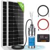 ECO-WORTHY Solar Well Pump Kit 12V DC Submersible Water Pump with 200W Solar Panel for Off-Grid Areas, Deep Wells, Irrigation, and Water Tank Filling
