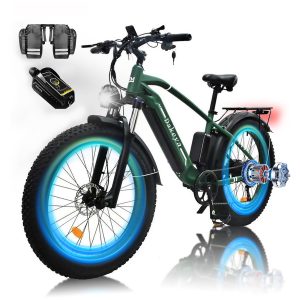 Dakeya Electric Bike for Adults - Peak 1600W Motor 31MPH Ebike, 48V 16AH Removable Battery, 7 Speed Gear E bike with 26"x 4.0 Lockable Fat Tire UL Certified, Commute Electric Bicycles for All Terrain