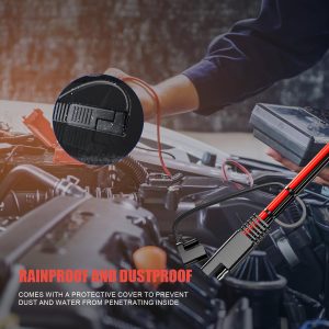 BERLAT 4 Pack SAE Extension Cable, 14Awg 30Cm Automotive Dc Power Extension for Solar Battery Connection and Transfer, and Automotive Batteries Transfer etc-with Protective Cover