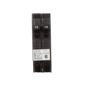 Siemens -HI Q1515NC Two 15-Amp Single Pole 120-Volt Non-Current Limiting Circuit Breaker