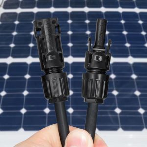 8AWG Solar Panel Connectors IP68 Waterproof 1500V 70A Solid Tinned Copper Terminal Black 5 Pairs for Solar PV Cable(10mm²)