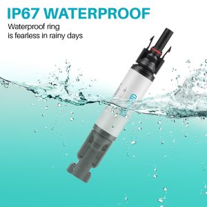 KNMIPJD Solar Fuse Holder 20Amp 1000V Solar Panel Fuse 2PCS 20A mc4 Fuse IP67 Fuse Holder Suitable for Solar Energy Systems and Solar Panels(20A 2PCS)