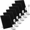 Copkim 6 Set Solar Panel for Security Camera - IP65 Waterproof 4.5W Solar Panels with 9.8ft Charging Cable & Adjustable Wall Mount