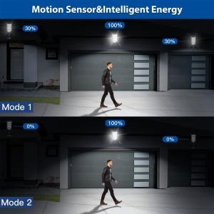 4 Pack Solar Street Lights Outdoor Waterproof, 20000LM 6500K LED Motion Sensor Lights, Dusk to Dawn Solar Flood Lights with Remote,Parking Lot Light,Commercial Area Lighting for Outside