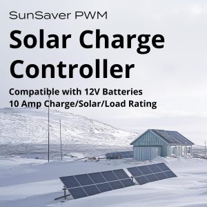 Morningstar SunSaver 10A PWM Solar Charge Controller (SS-10L-12V) - Solar Panel Regulator for 12V batteries, Four Stage Battery Charging, LVD, HazLoc Rated, Low Noise, 5 Year WTY - Designed in the USA