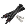 IGOYE 20A Solar Fuse IP67 Waterproof Solar Fuse Connector 2 PCS Solar Fuse Holder Inline with Male and Female Connector for Solar Pannel (Pack of 2)