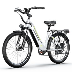 Cybervelo 1000 Peak Electric Bike for Adults,up 80 Miles 25AH Removable Battery Ebike, 26" Electric E Bike with 7-Speed,Adult Electric Bicycles for Commute Beach Snow Man Womens All Terrain