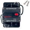 Xipupoo 100 Amp Circuit Breaker 12V - 48V DC with Manual Reset Switch Button for Boat Trolling Motor Marine ATV Trailer Vehicles Stereo Audio Electronic Battery Solar System Inline Fuse Waterproof