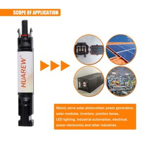HUAREW 30A Solar Fuse Holder, IP67 Waterproof, Black, with Fuse
