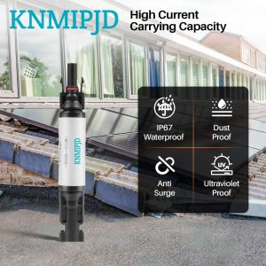 KNMIPJD Solar Fuse Holder 20Amp 1000V Solar Panel Fuse 2PCS 20A mc4 Fuse IP67 Fuse Holder Suitable for Solar Energy Systems and Solar Panels(20A 2PCS)